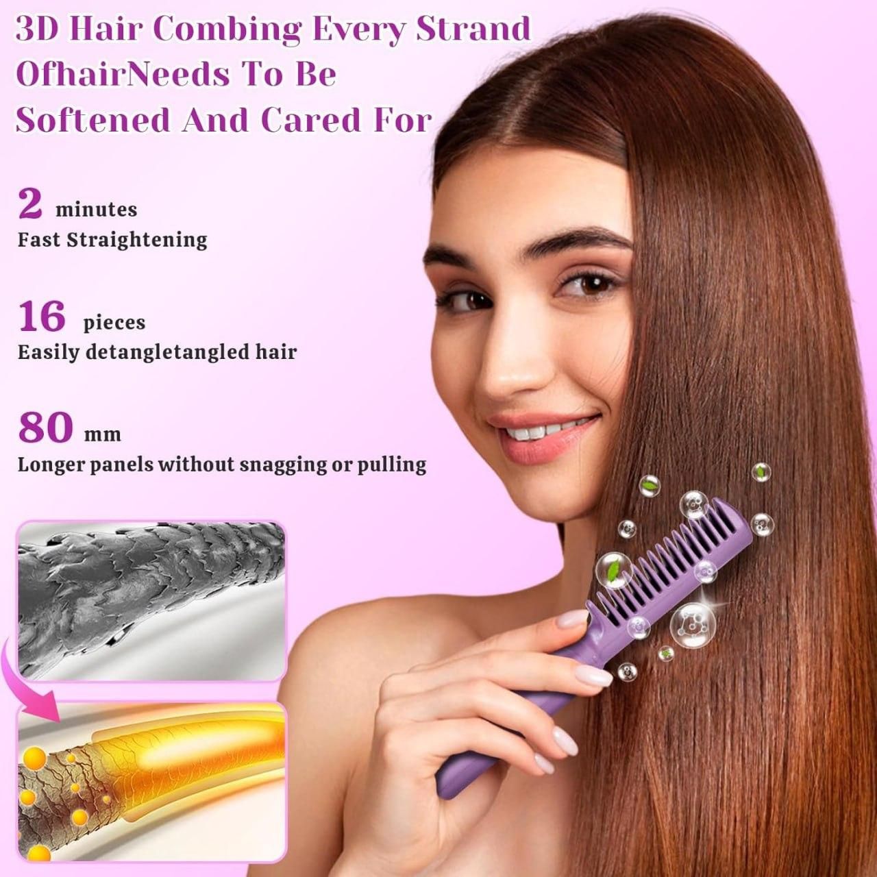 Luxury Portable Cordless Hair Straightener for Effortless Styling