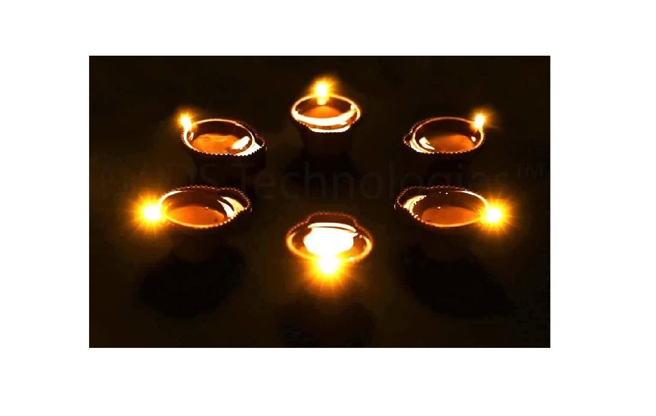 HydraDiya® LED Light Water Sensor Diyas (Pack of 6/12/18/24)