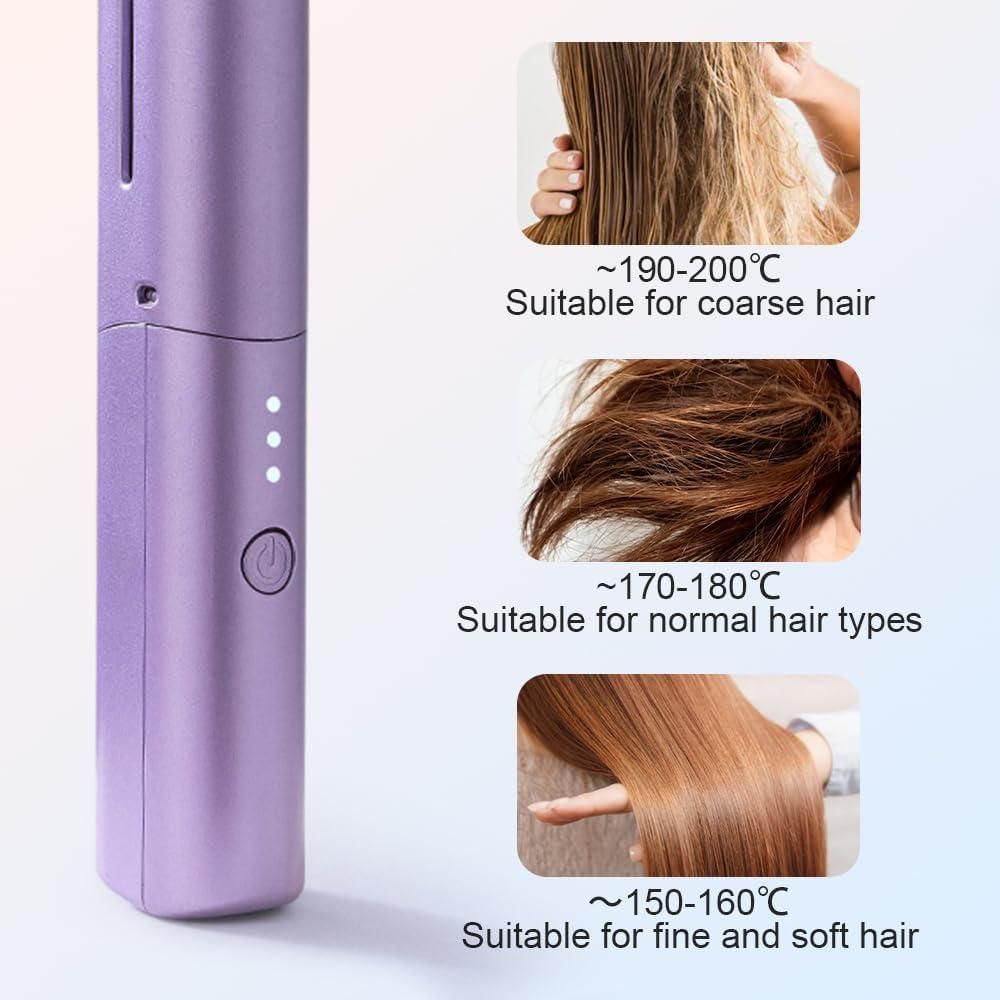 Luxury Portable Cordless Hair Straightener for Effortless Styling