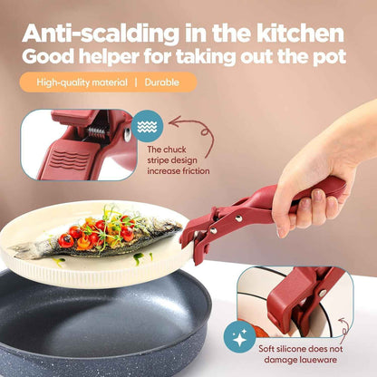 GripShield®  Versatile Anti-Burn Bowl Holder Clip