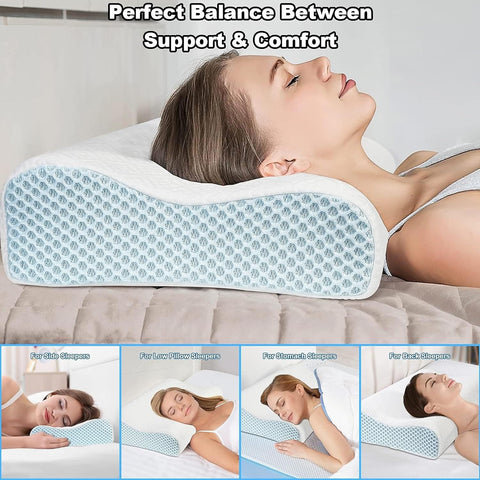 OrthoRest® Deluxe Orthopedic Neck Slider Pillow - Comfort Redefined